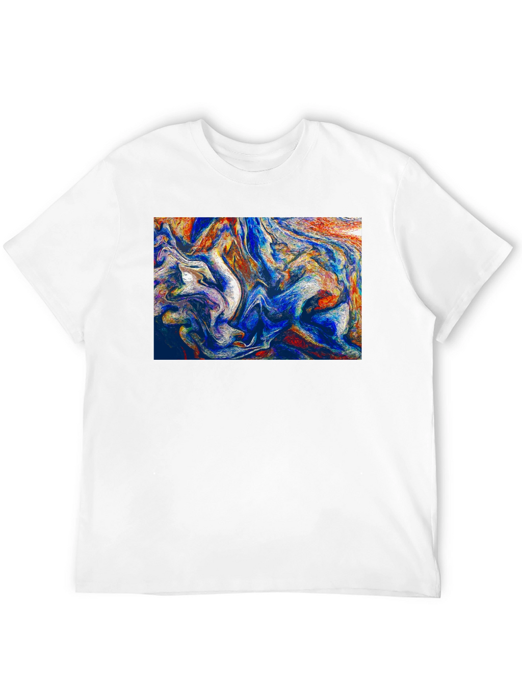 Abstract Art Black T-Shirt