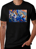 Abstract Art Black T-Shirt