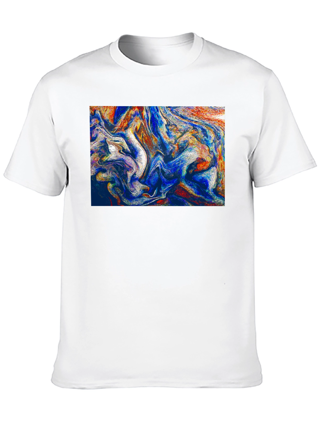 Abstract Art Black T-Shirt