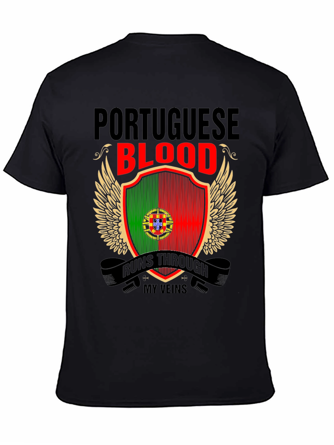 Portuguese Blood Runs Through My Veins T-Shirt