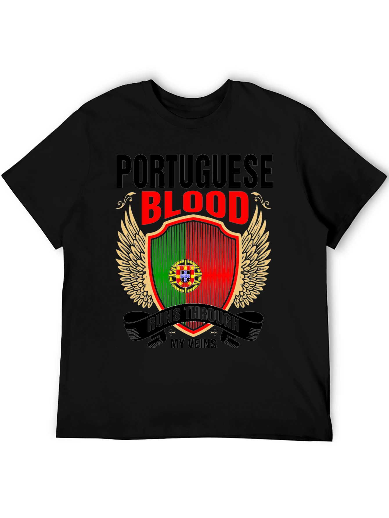 Portuguese Blood Runs Through My Veins T-Shirt