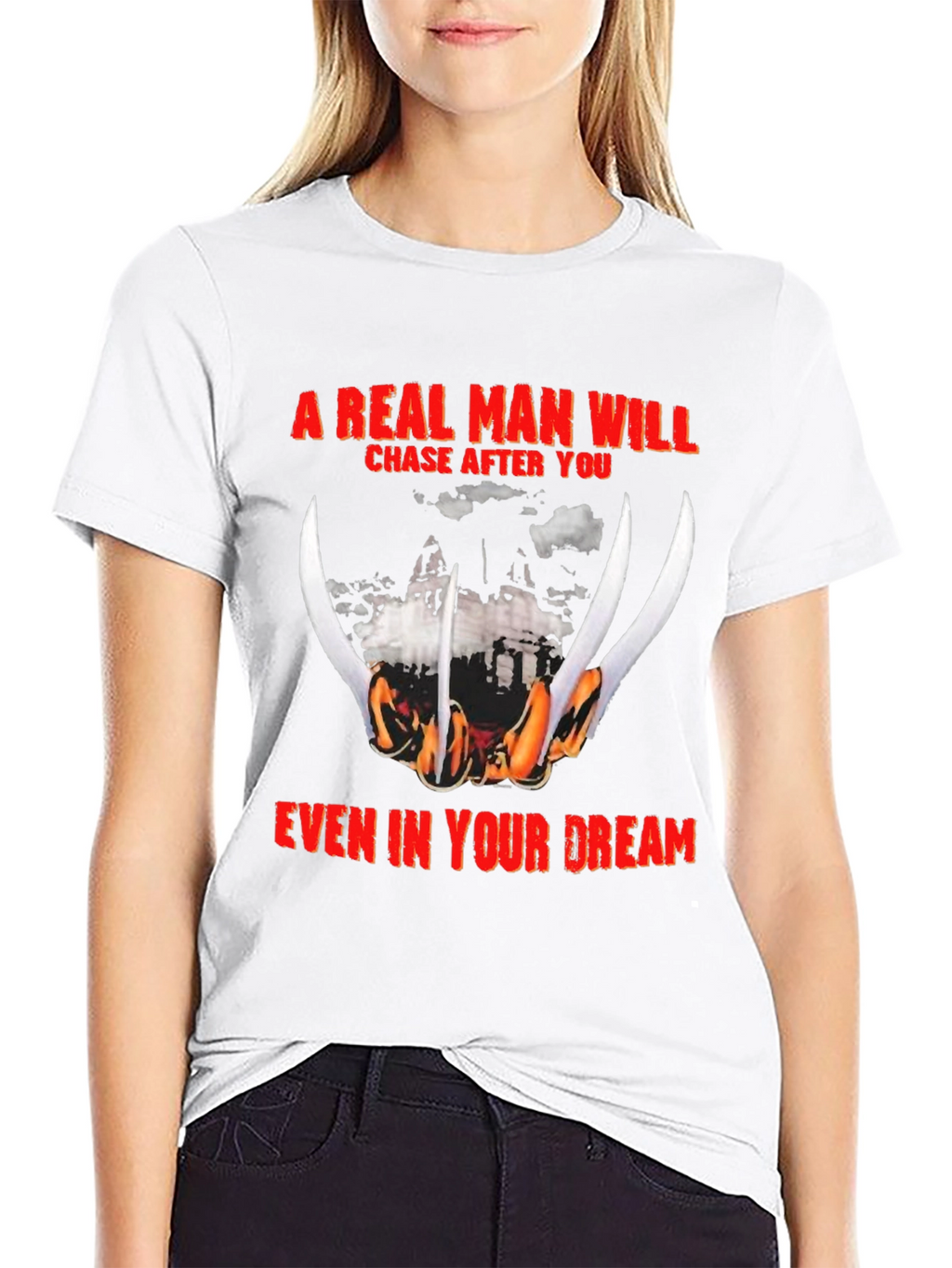 A Real Man Freddy Krueger T-Shirt
