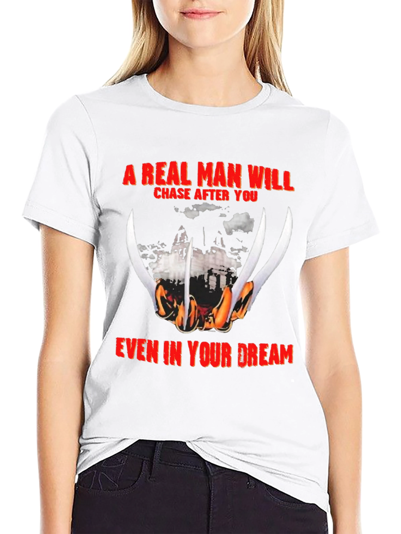 A Real Man Freddy Krueger T-Shirt