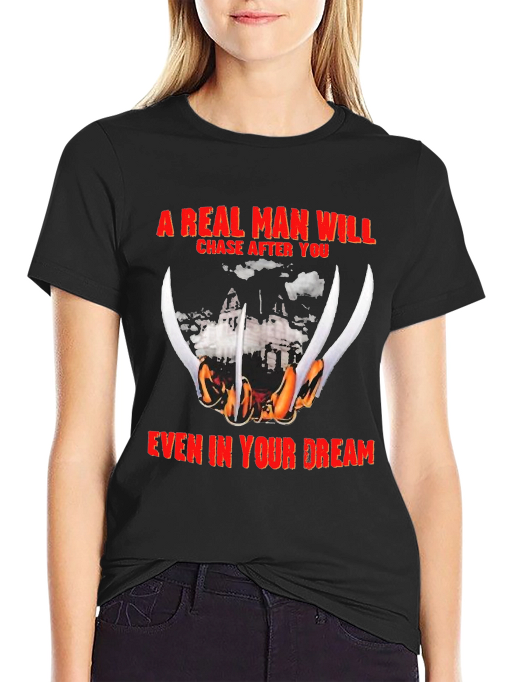 A Real Man Freddy Krueger T-Shirt