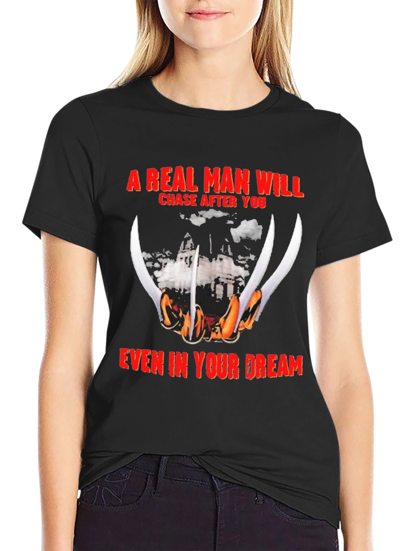 A Real Man Freddy Krueger T-Shirt