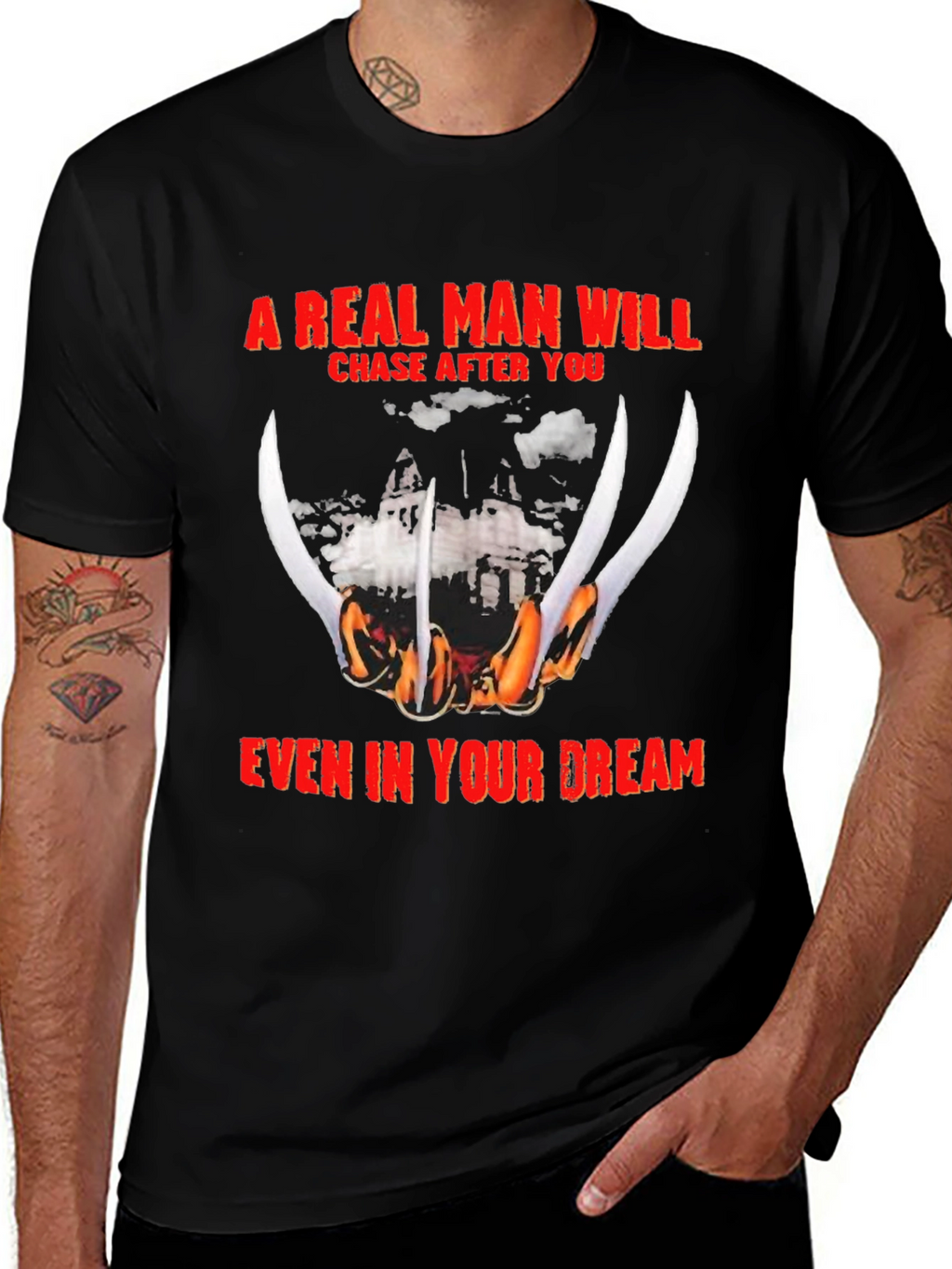 A Real Man Freddy Krueger T-Shirt