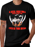 A Real Man Freddy Krueger T-Shirt
