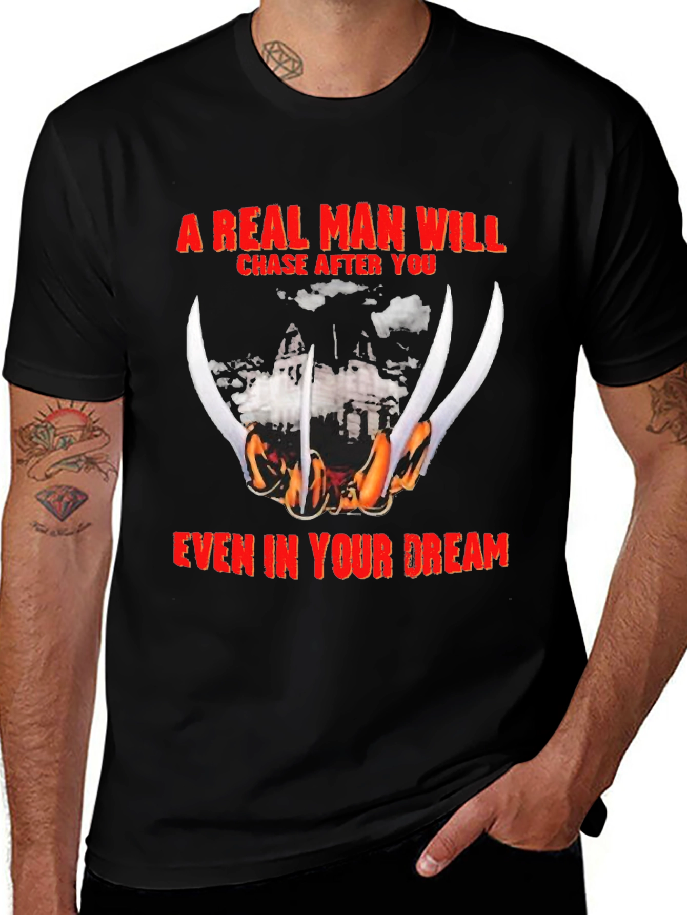 A Real Man Freddy Krueger T-Shirt