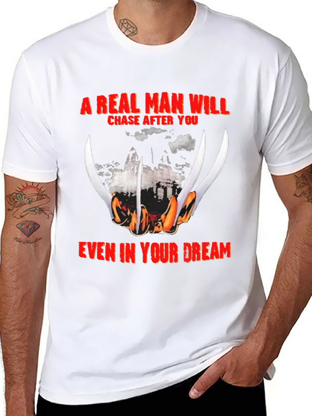A Real Man Freddy Krueger T-Shirt
