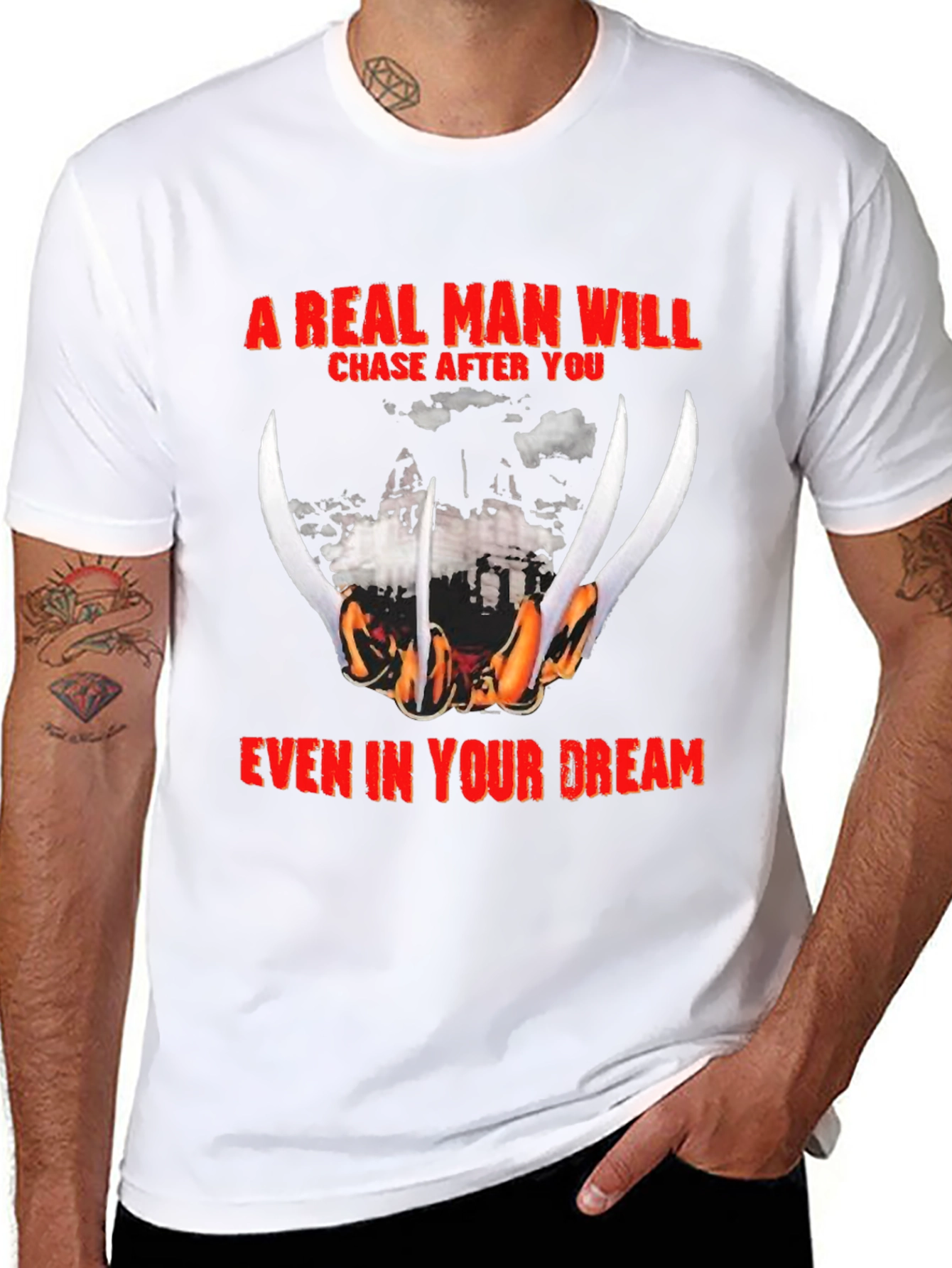 A Real Man Freddy Krueger T-Shirt