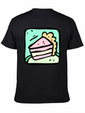 Cake Slice Graphic Tee - Stylish Comfort