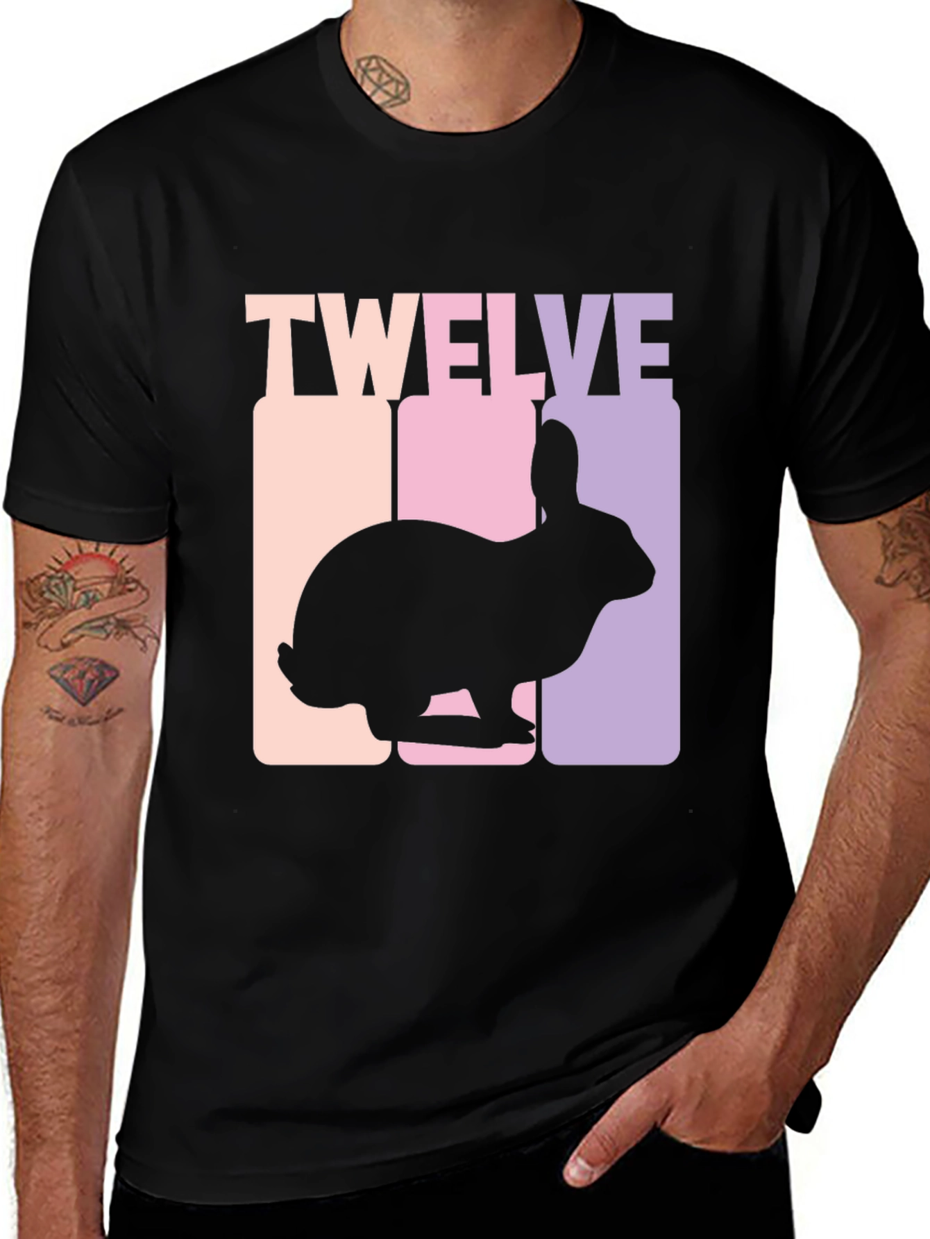 Twelve Rabbit Graphic T-Shirt