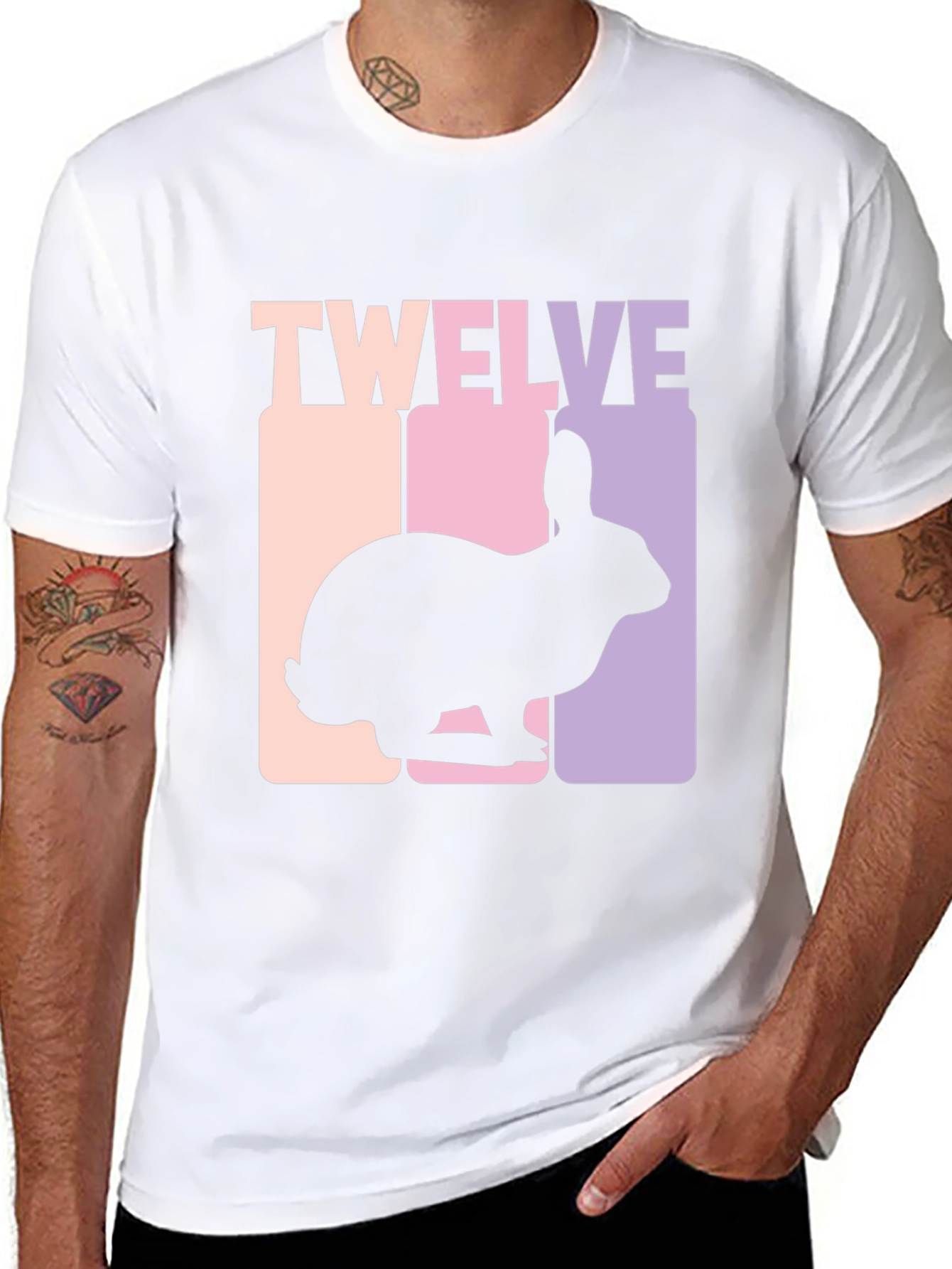 Twelve Rabbit Graphic T-Shirt