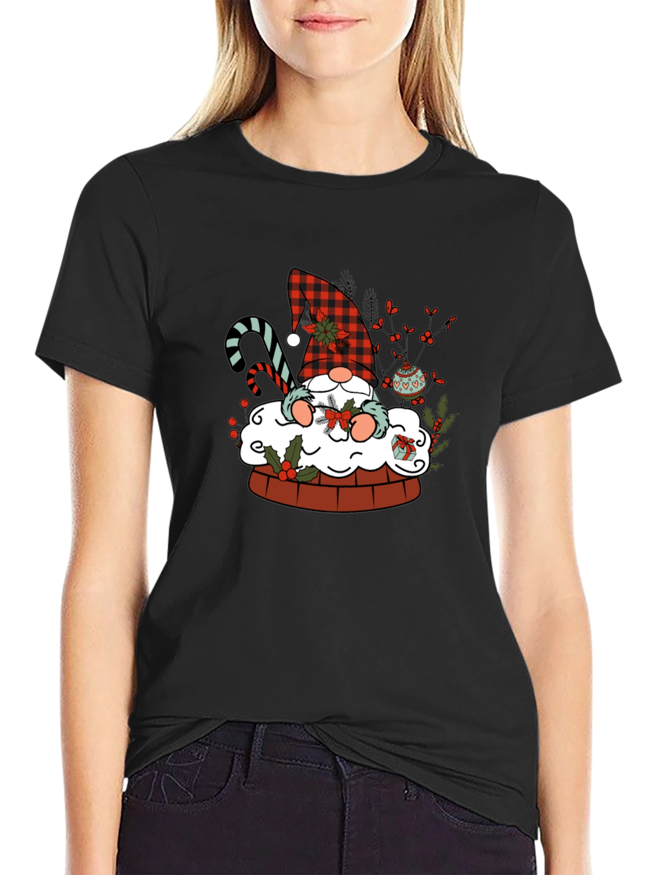 Festive Gnome Christmas T-Shirt