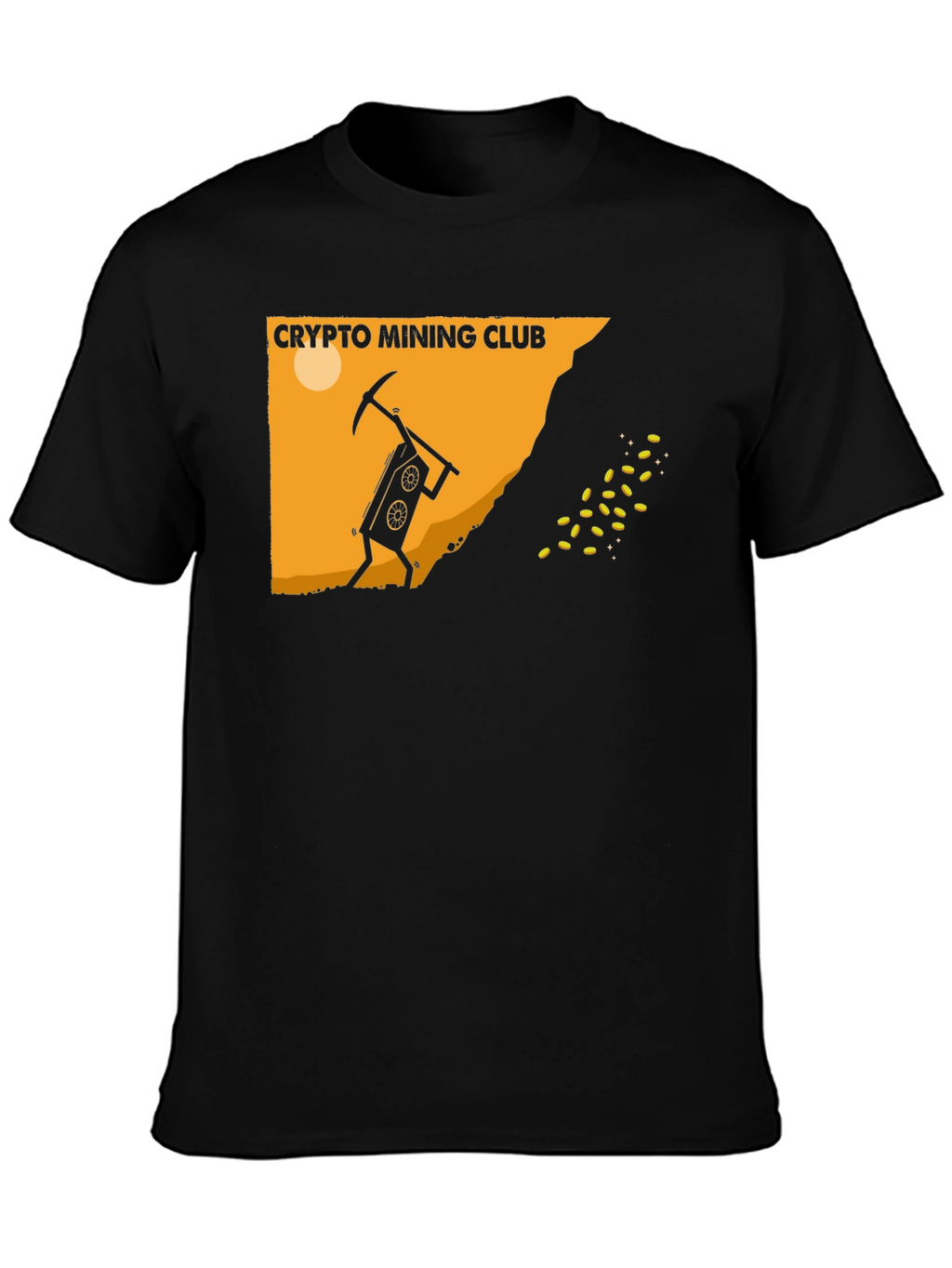 Crypto Mining Club Black T-Shirt