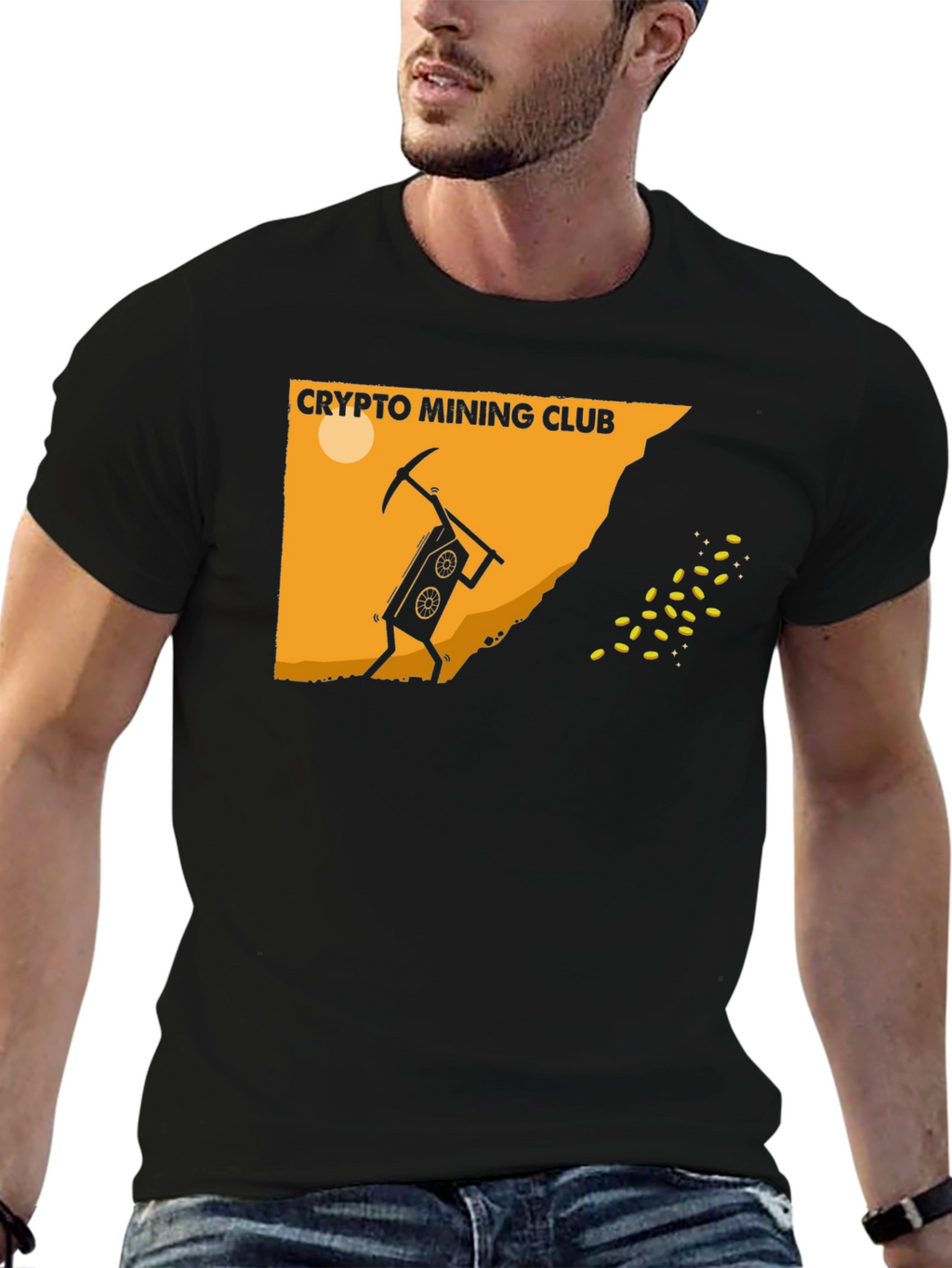 Crypto Mining Club Black T-Shirt