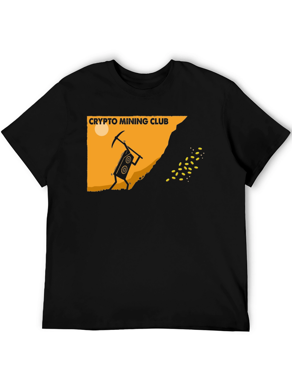 Crypto Mining Club Black T-Shirt