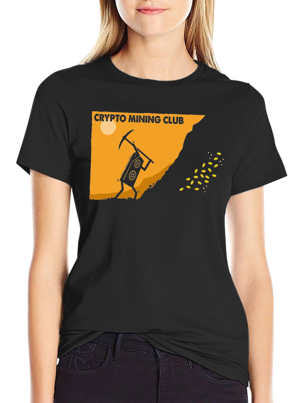 Crypto Mining Club Black T-Shirt