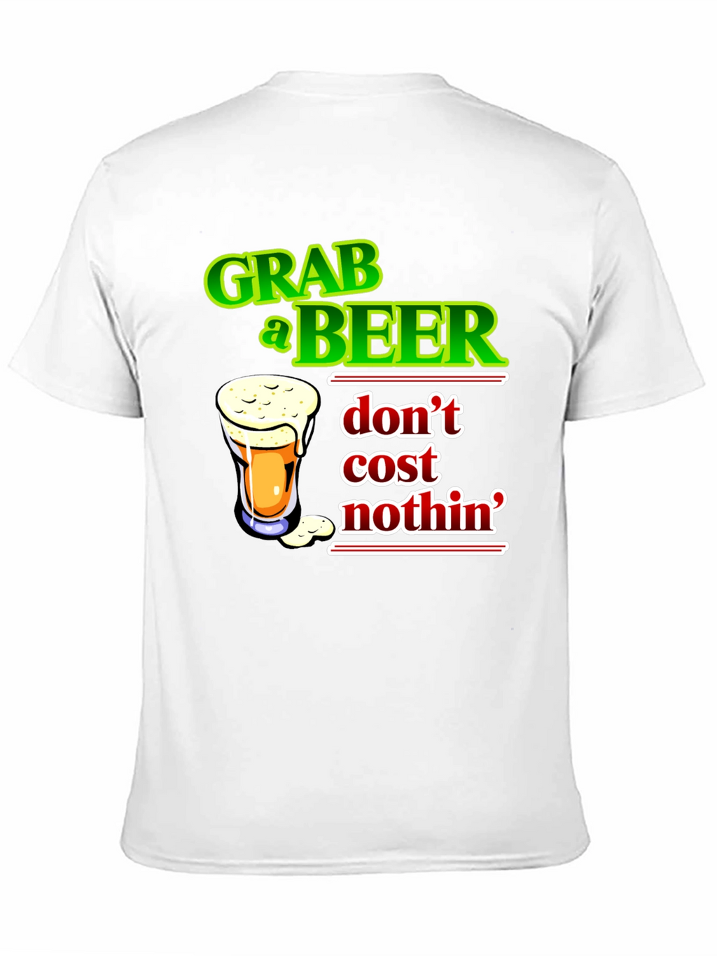 Grab a Beer Graphic Tee - Mens Black T-Shirt