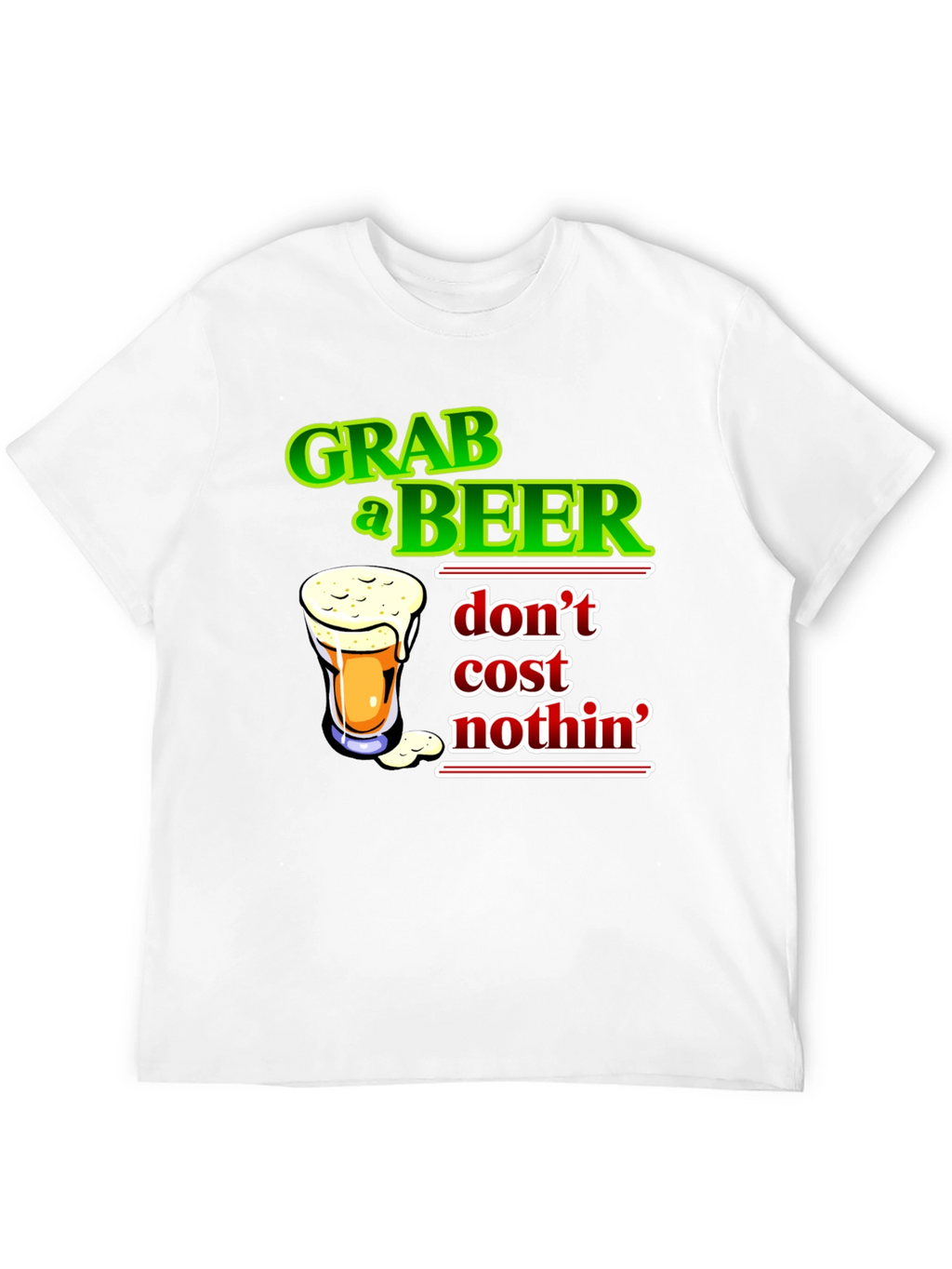 Grab a Beer Graphic Tee - Mens Black T-Shirt