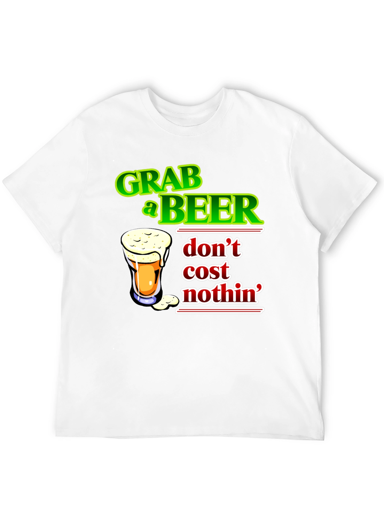 Grab a Beer Graphic Tee - Mens Black T-Shirt