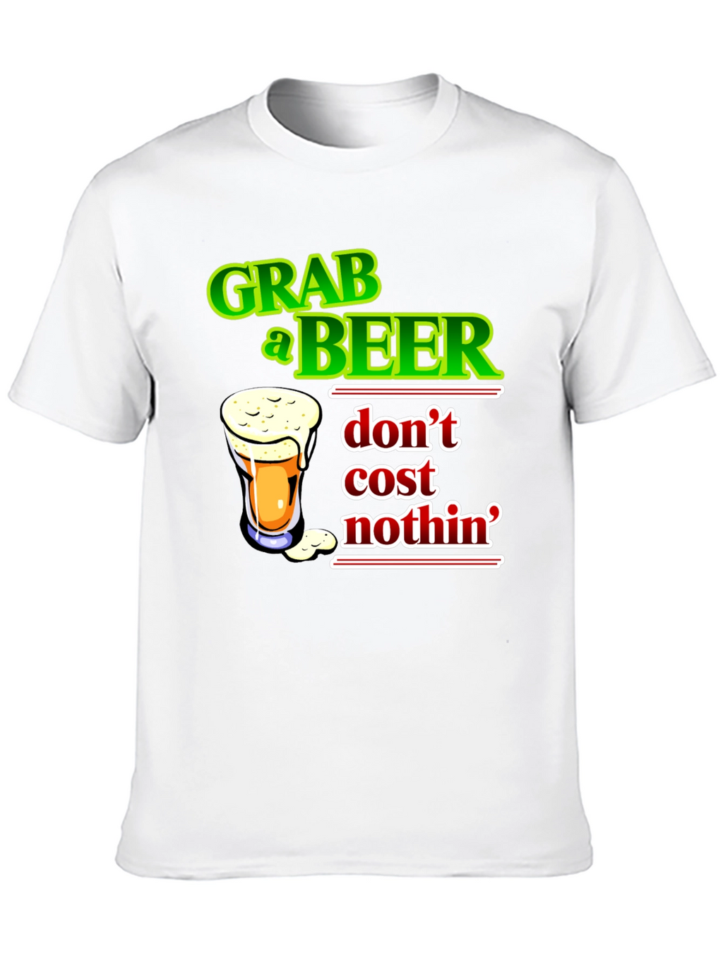 Grab a Beer Graphic Tee - Mens Black T-Shirt
