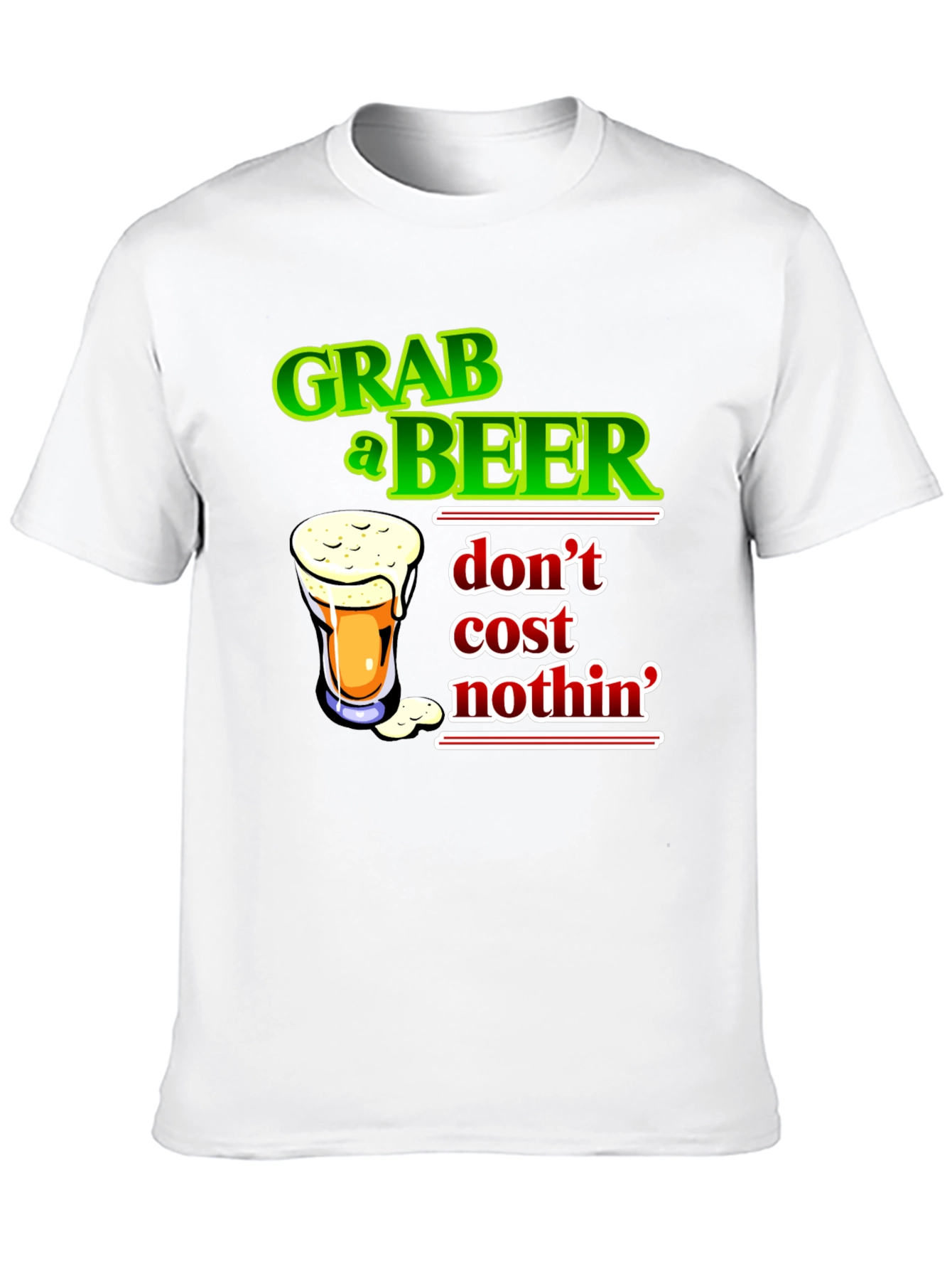 Grab a Beer Graphic Tee - Mens Black T-Shirt