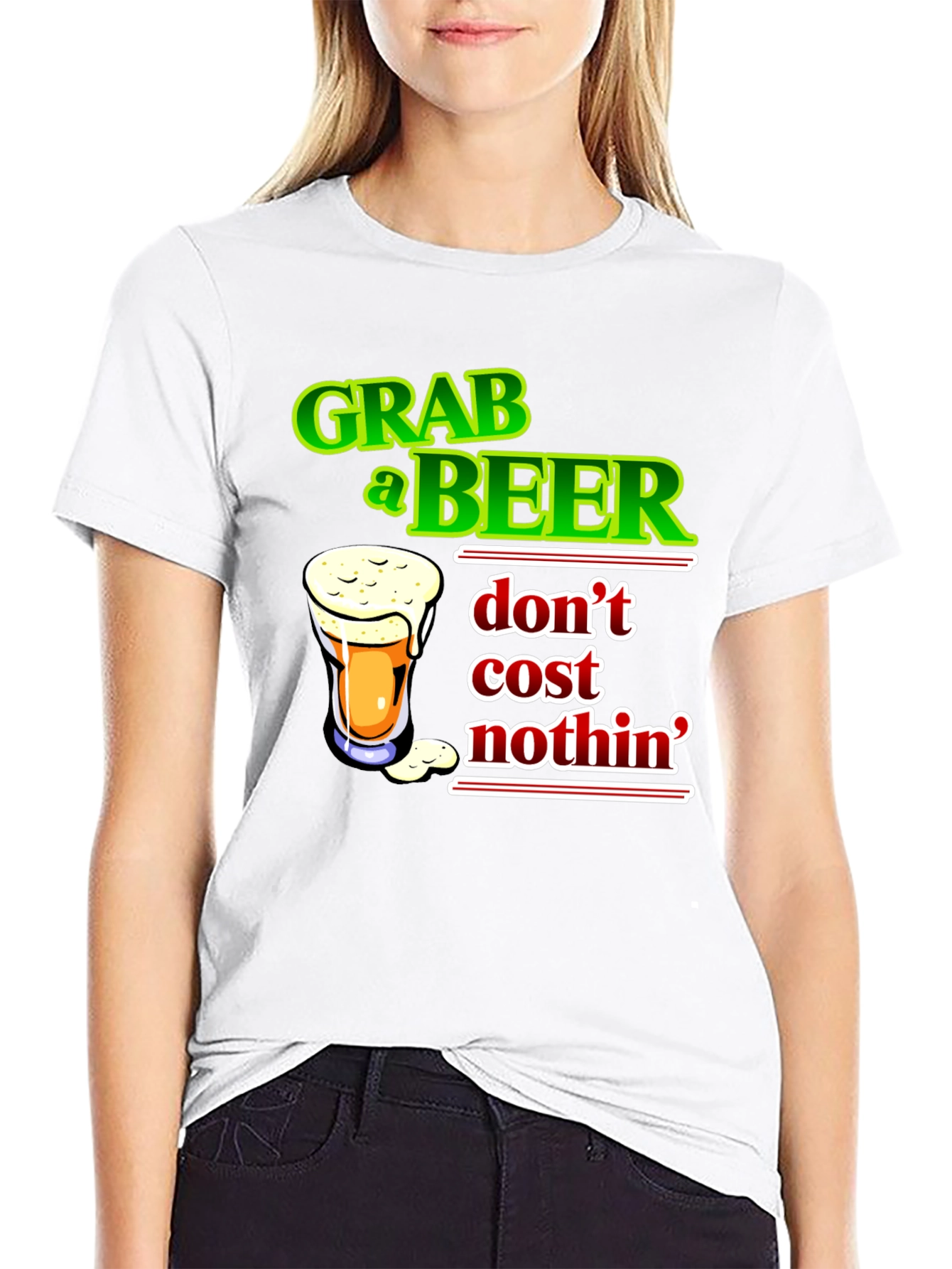 Grab a Beer Graphic Tee - Mens Black T-Shirt