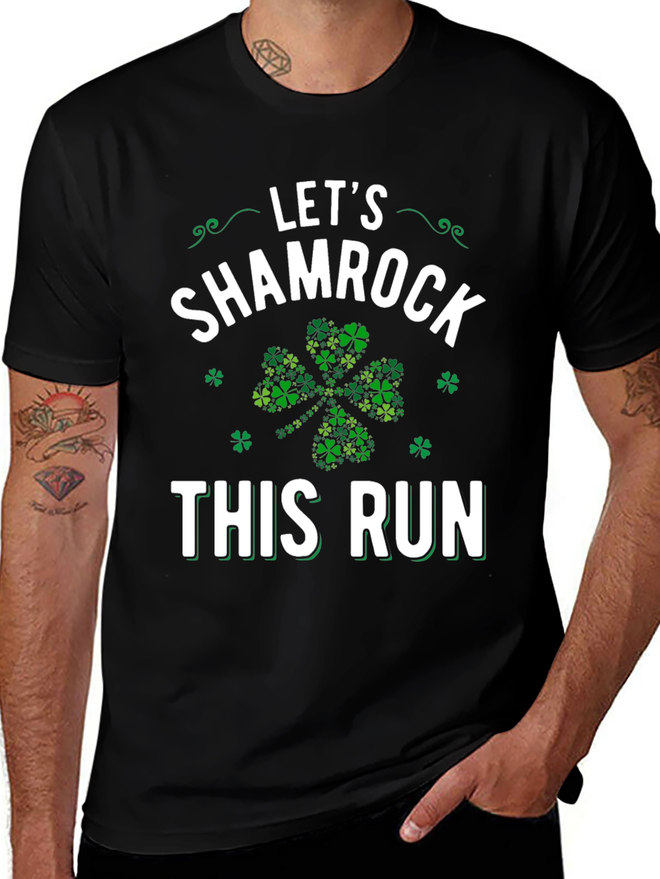 Lets Shamrock This Run St. Patricks Day T-Shirt