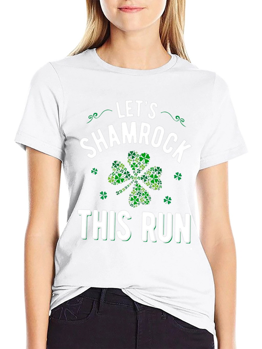 Lets Shamrock This Run St. Patricks Day T-Shirt