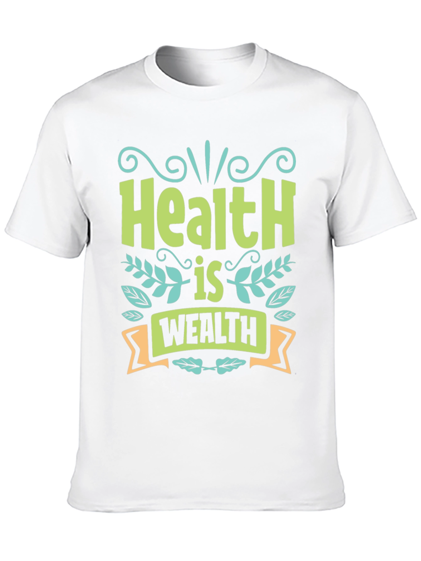 Health is Wealth Graphic T-Shirt