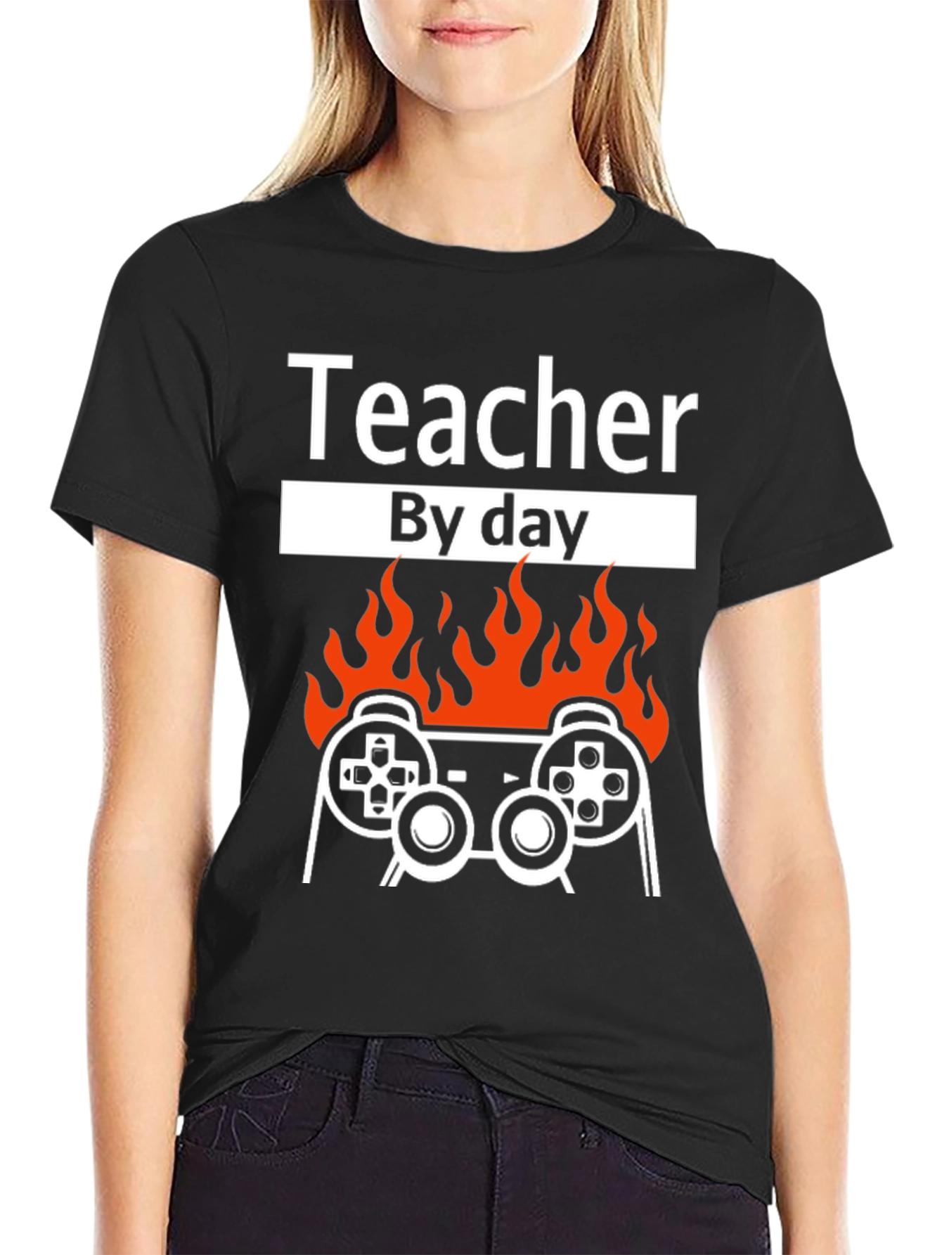 Teacher By Day Gamer By Night T-Shirt
