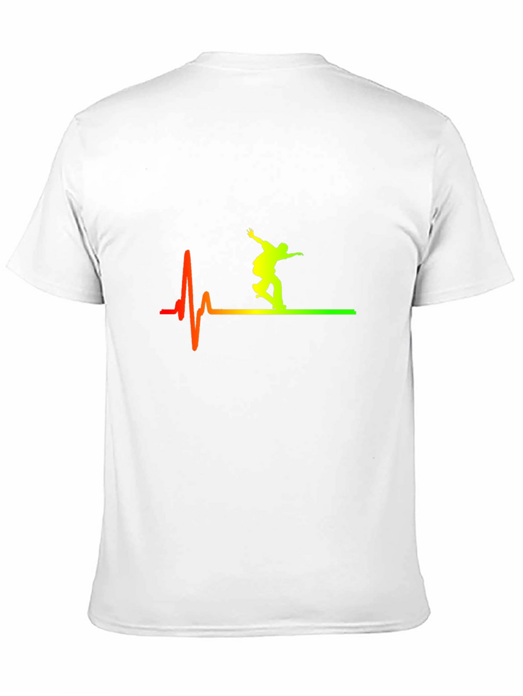 Skateboarding Heartbeat T-Shirt - Cool Graphic Tee