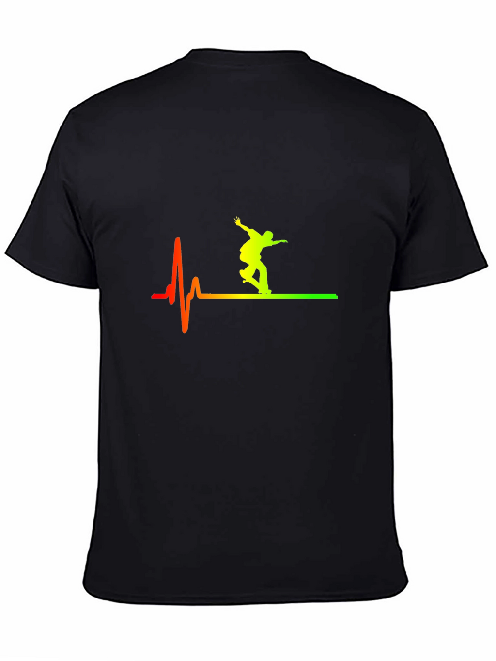 Skateboarding Heartbeat T-Shirt - Cool Graphic Tee