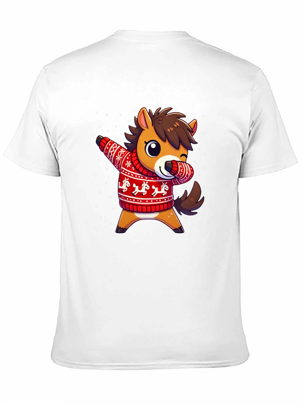 Dabbing Horse Christmas Sweater T-Shirt