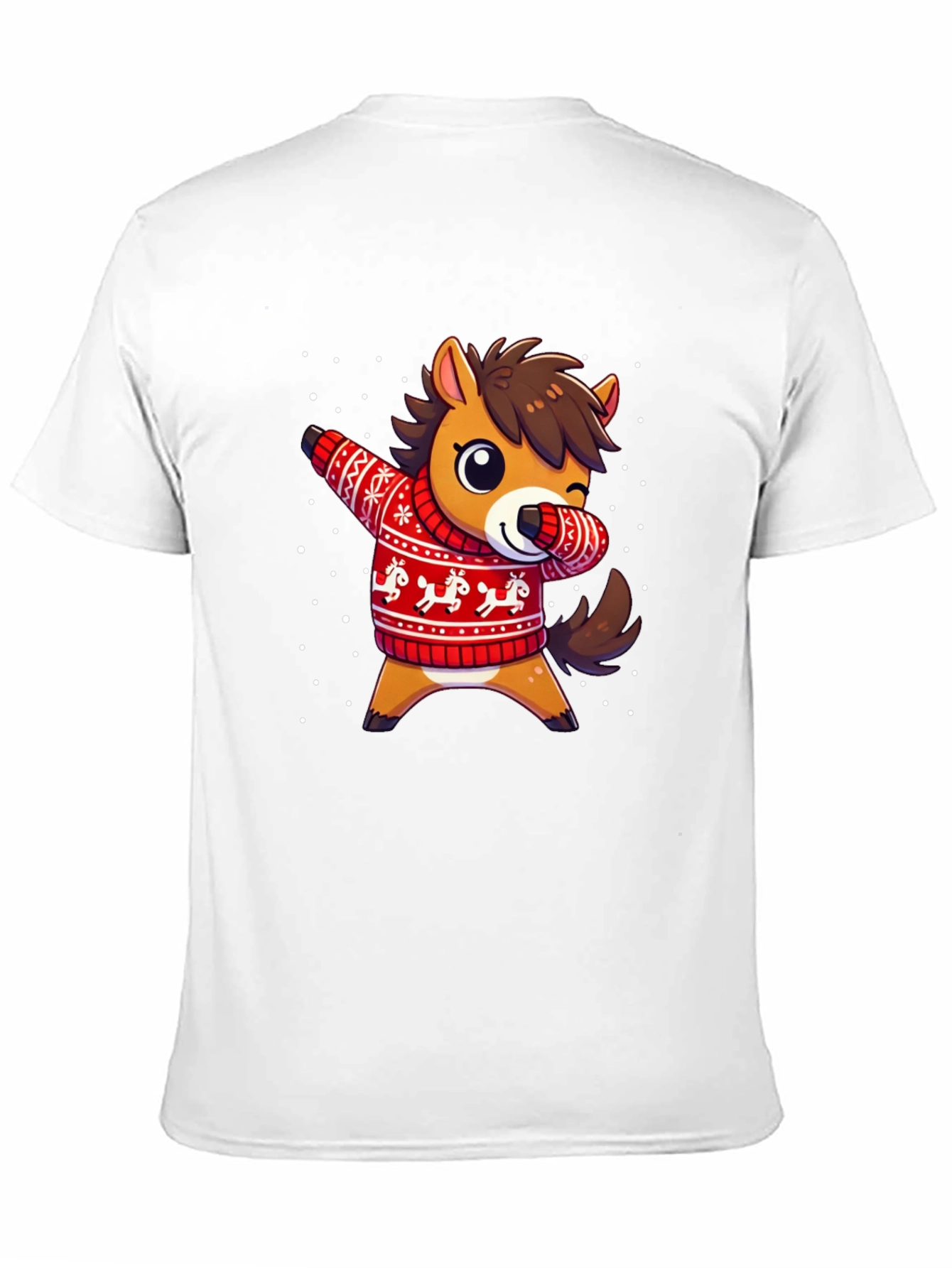 Dabbing Horse Christmas Sweater T-Shirt
