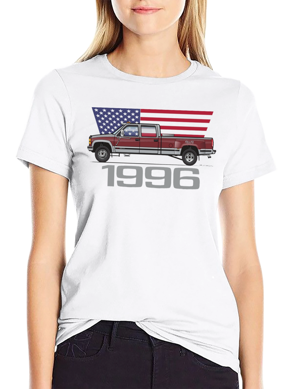 1996 Truck T-Shirt - Patriotic Design