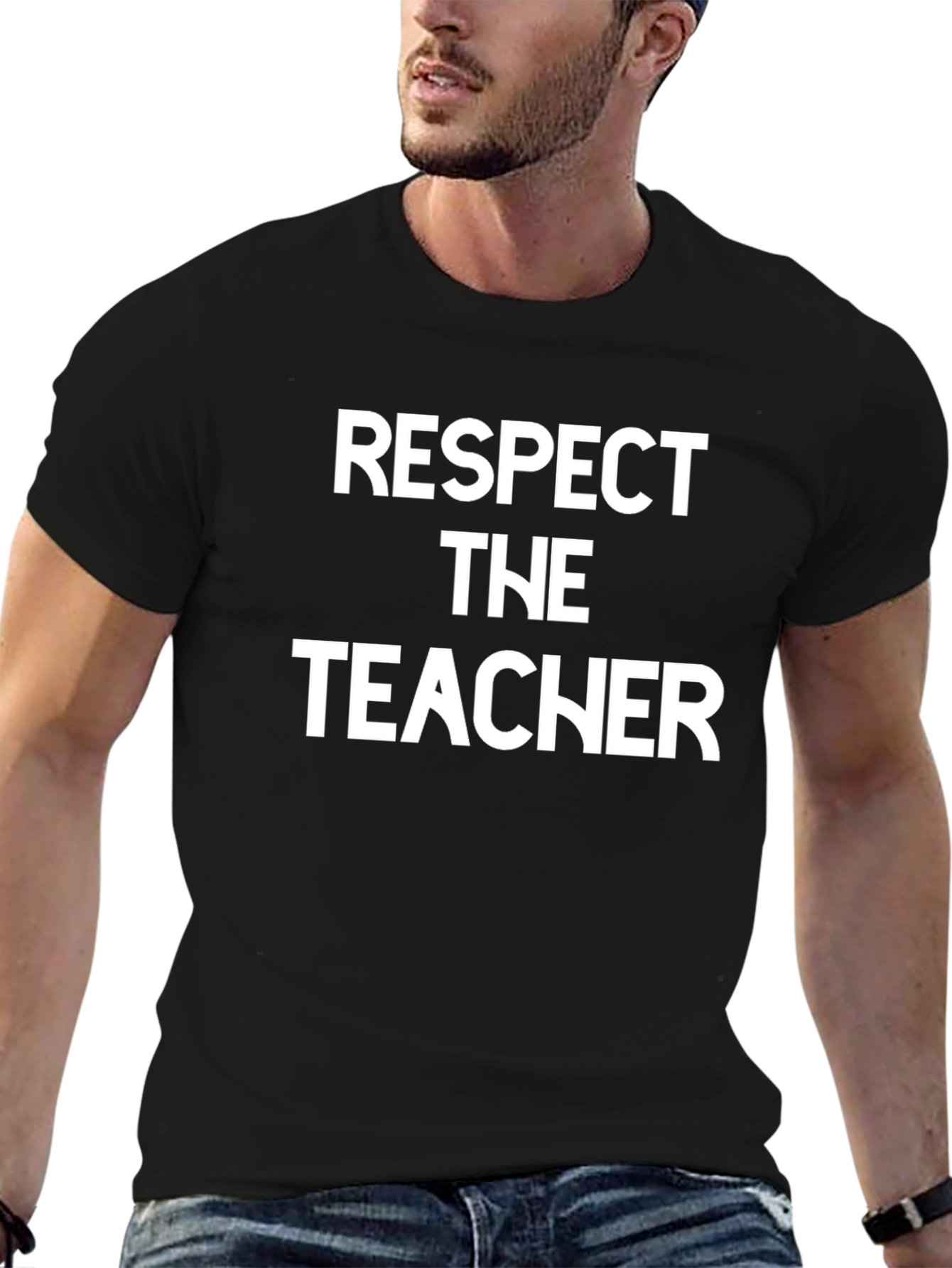 Respect the Teacher Graphic T-Shirt