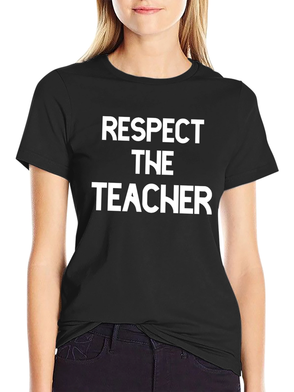 Respect the Teacher Graphic T-Shirt