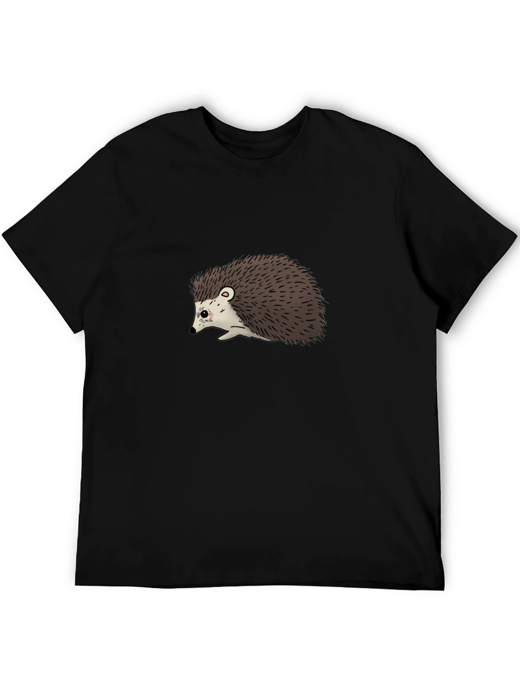 Hedgehog Graphic T-Shirt - Soft Cotton Blend