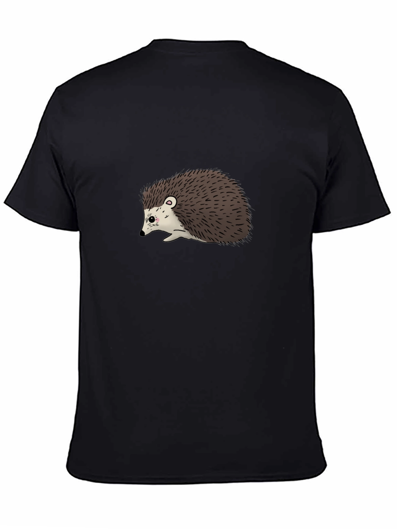 Hedgehog Graphic T-Shirt - Soft Cotton Blend
