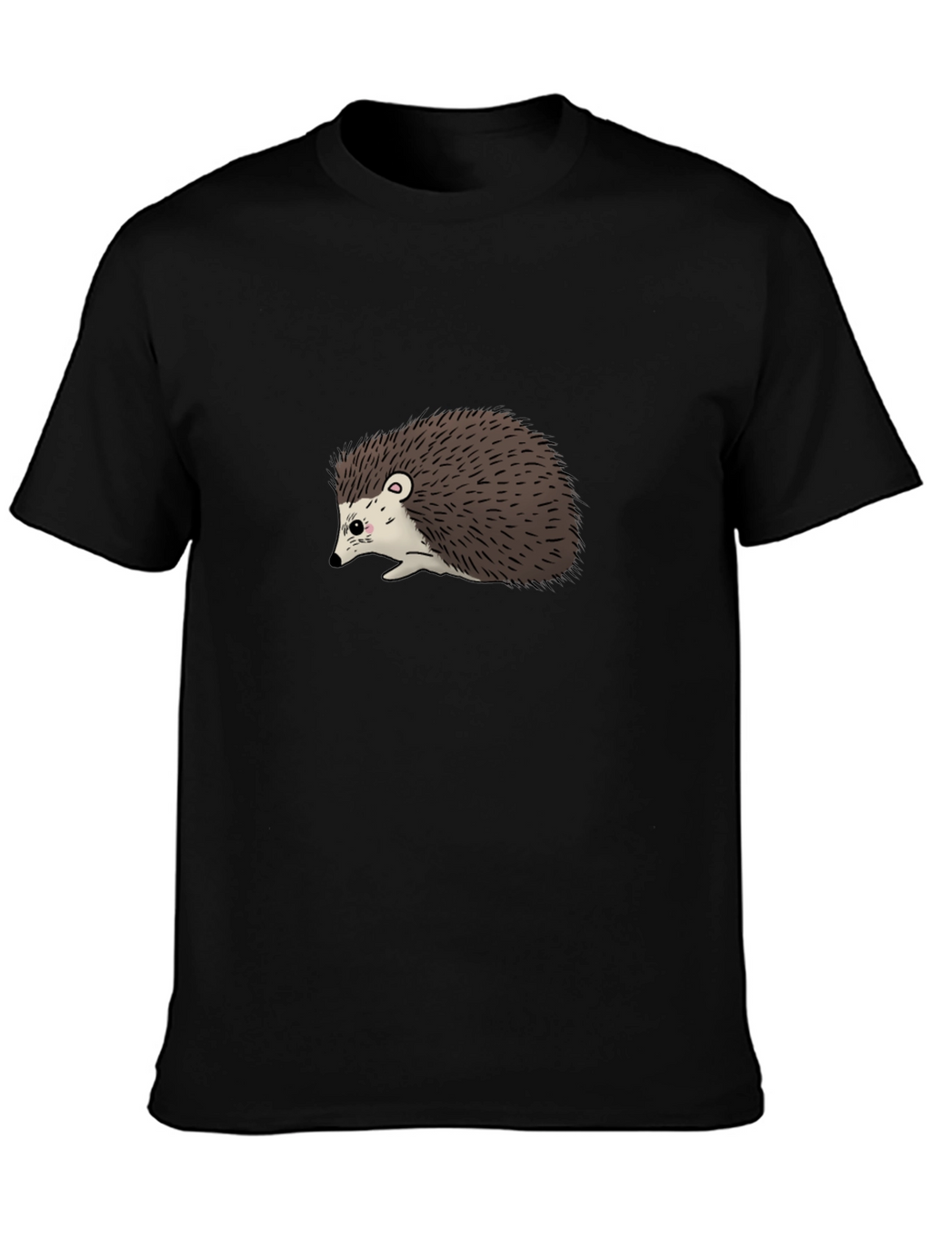 Hedgehog Graphic T-Shirt - Soft Cotton Blend