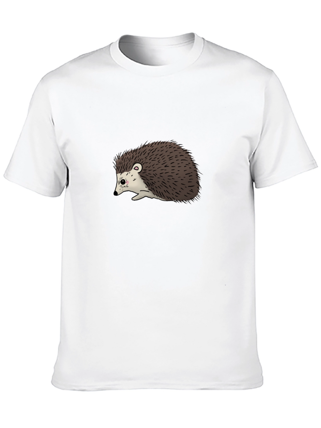 Hedgehog Graphic T-Shirt - Soft Cotton Blend