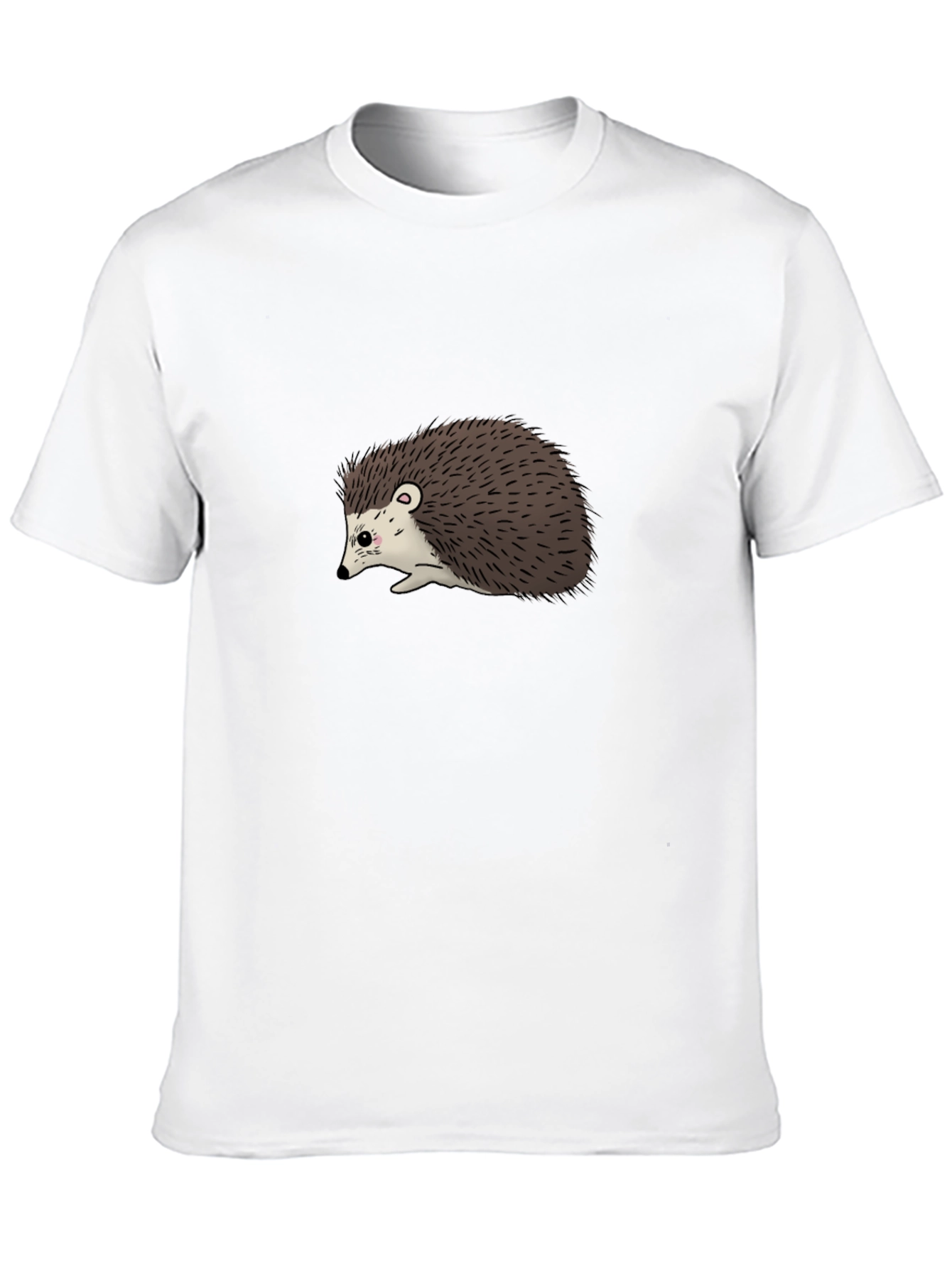 Hedgehog Graphic T-Shirt - Soft Cotton Blend