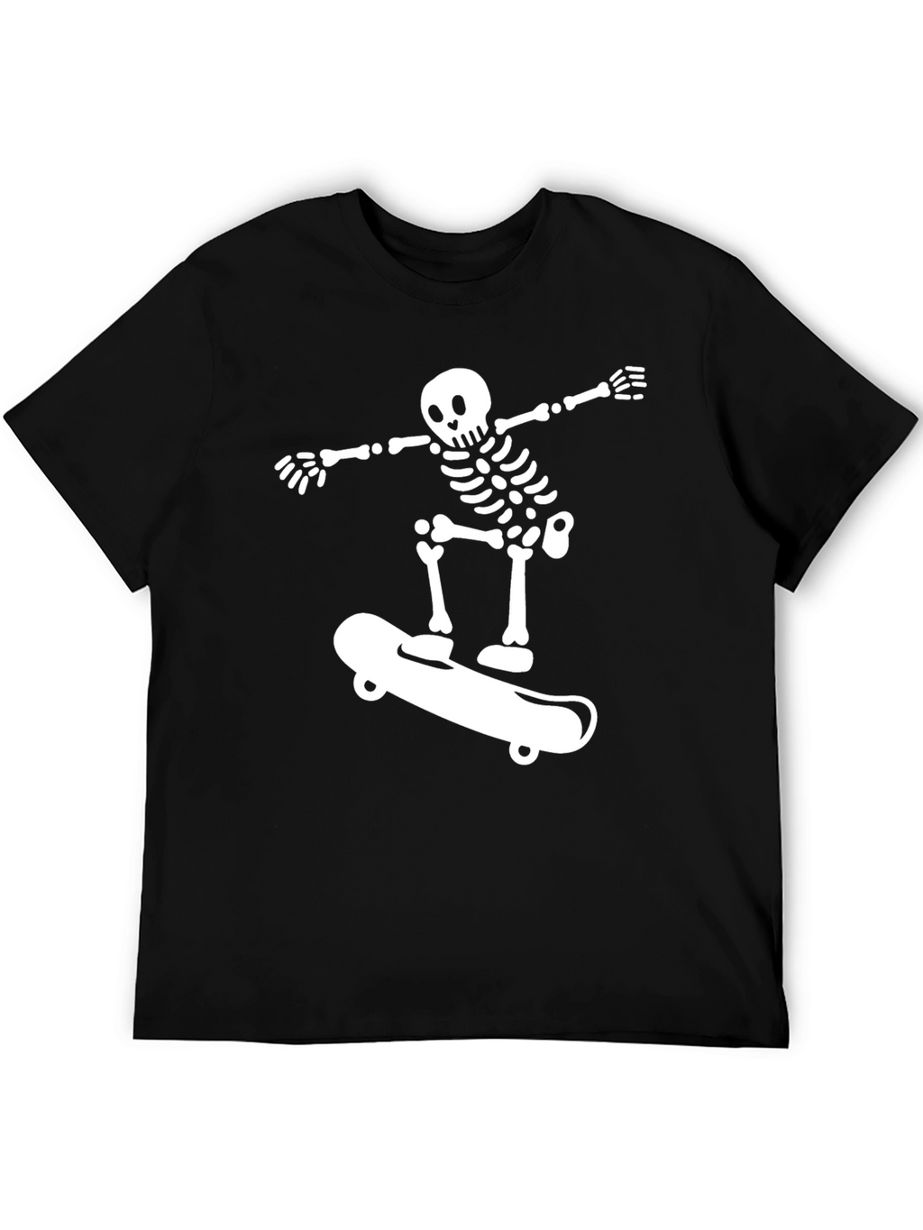 Skateboarding Skeleton Graphic Tee