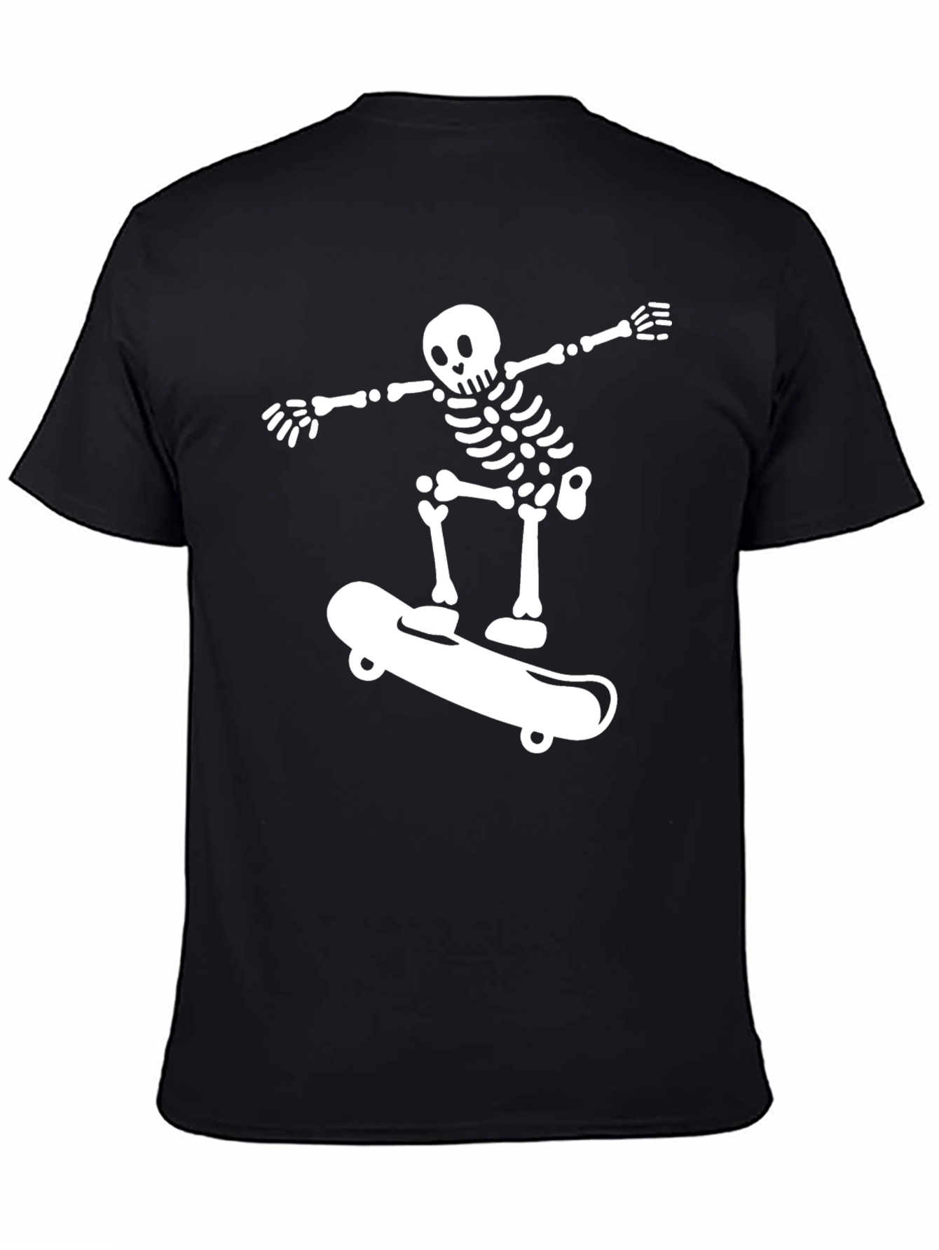 Skateboarding Skeleton Graphic Tee