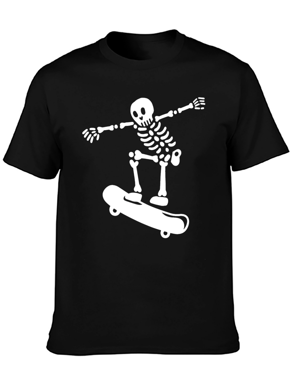 Skateboarding Skeleton Graphic Tee
