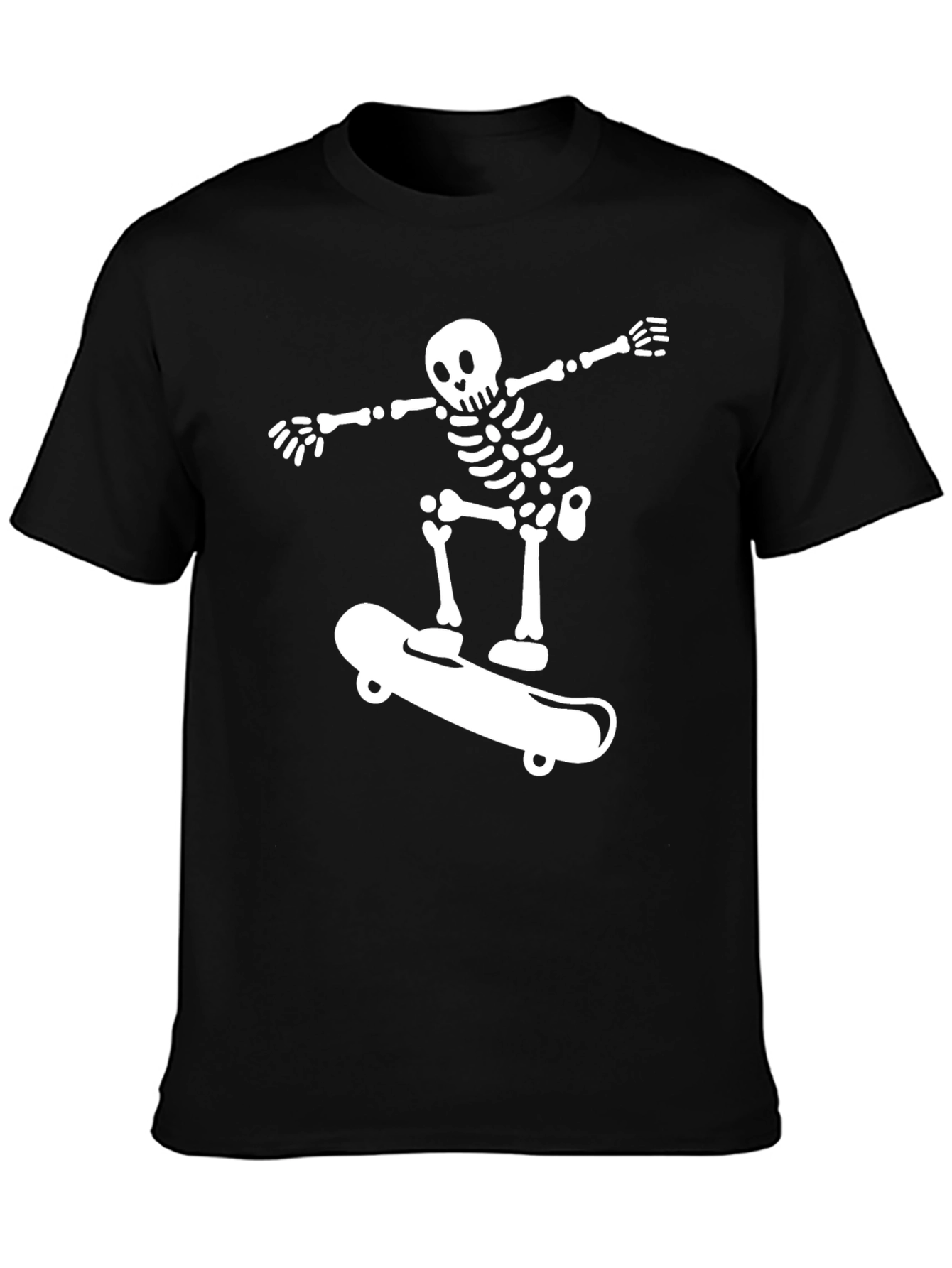 Skateboarding Skeleton Graphic Tee