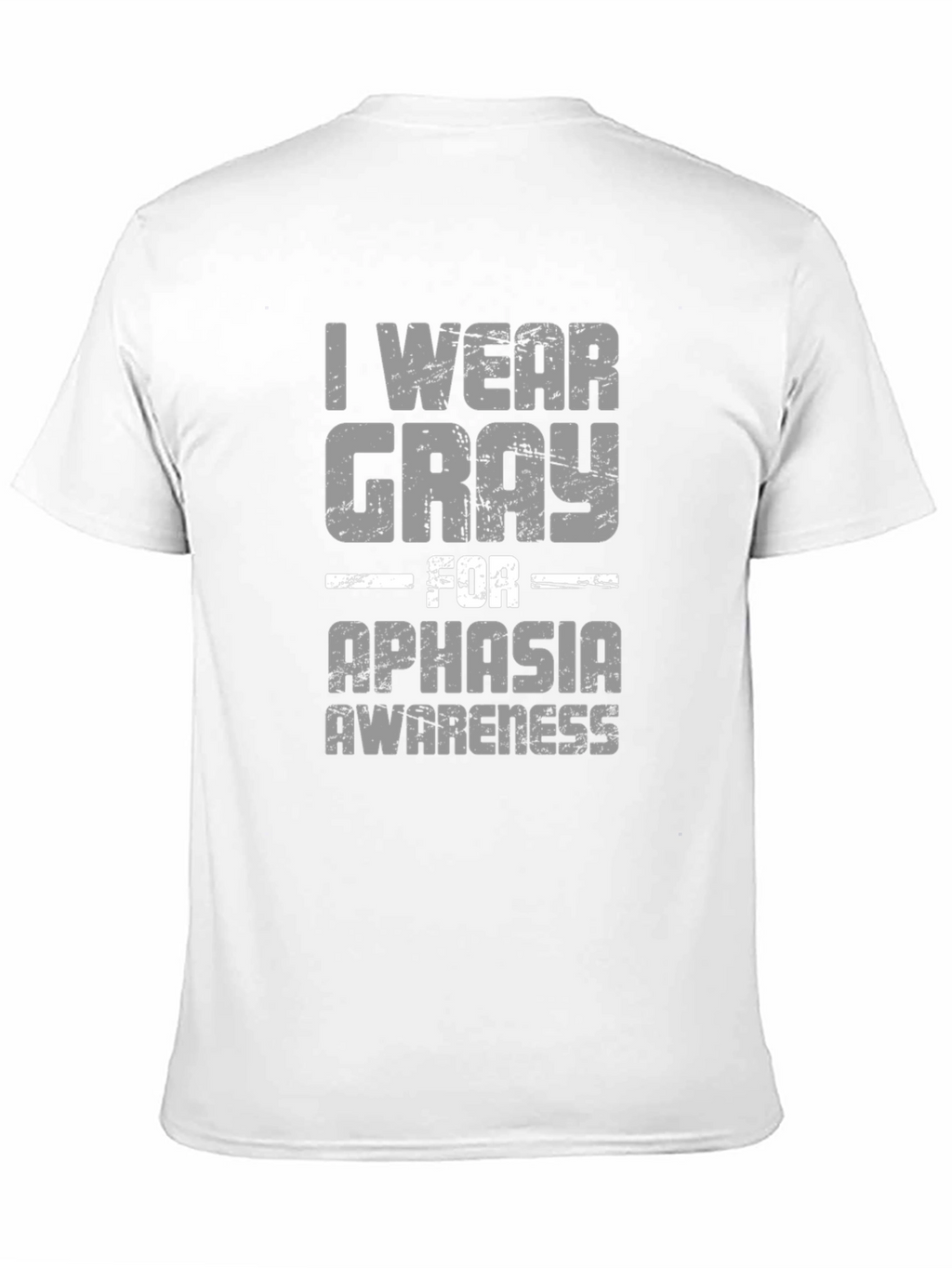 Gray For Aphasia Awareness Graphic T-Shirt