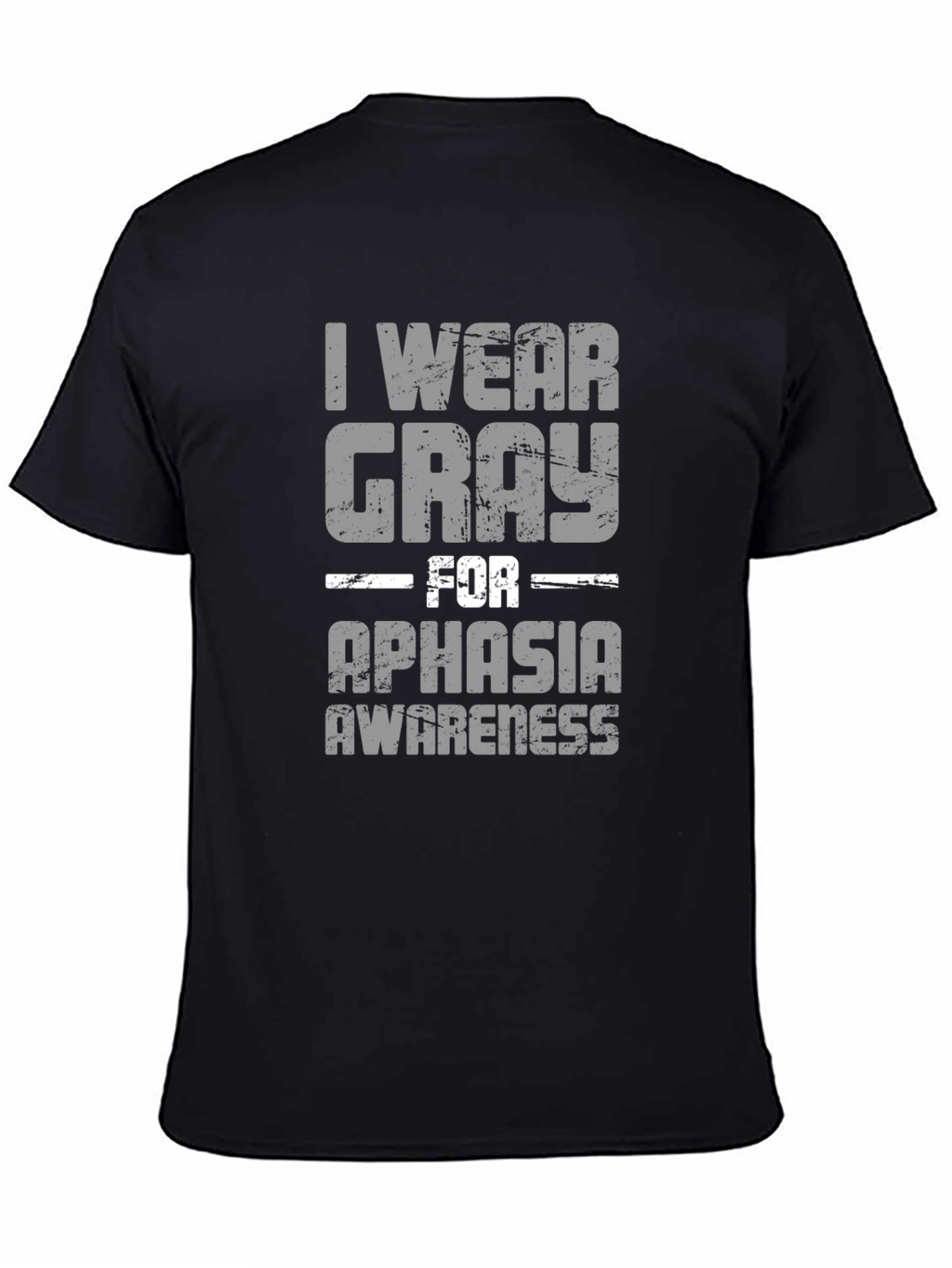 Gray For Aphasia Awareness Graphic T-Shirt